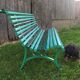Old garden bench