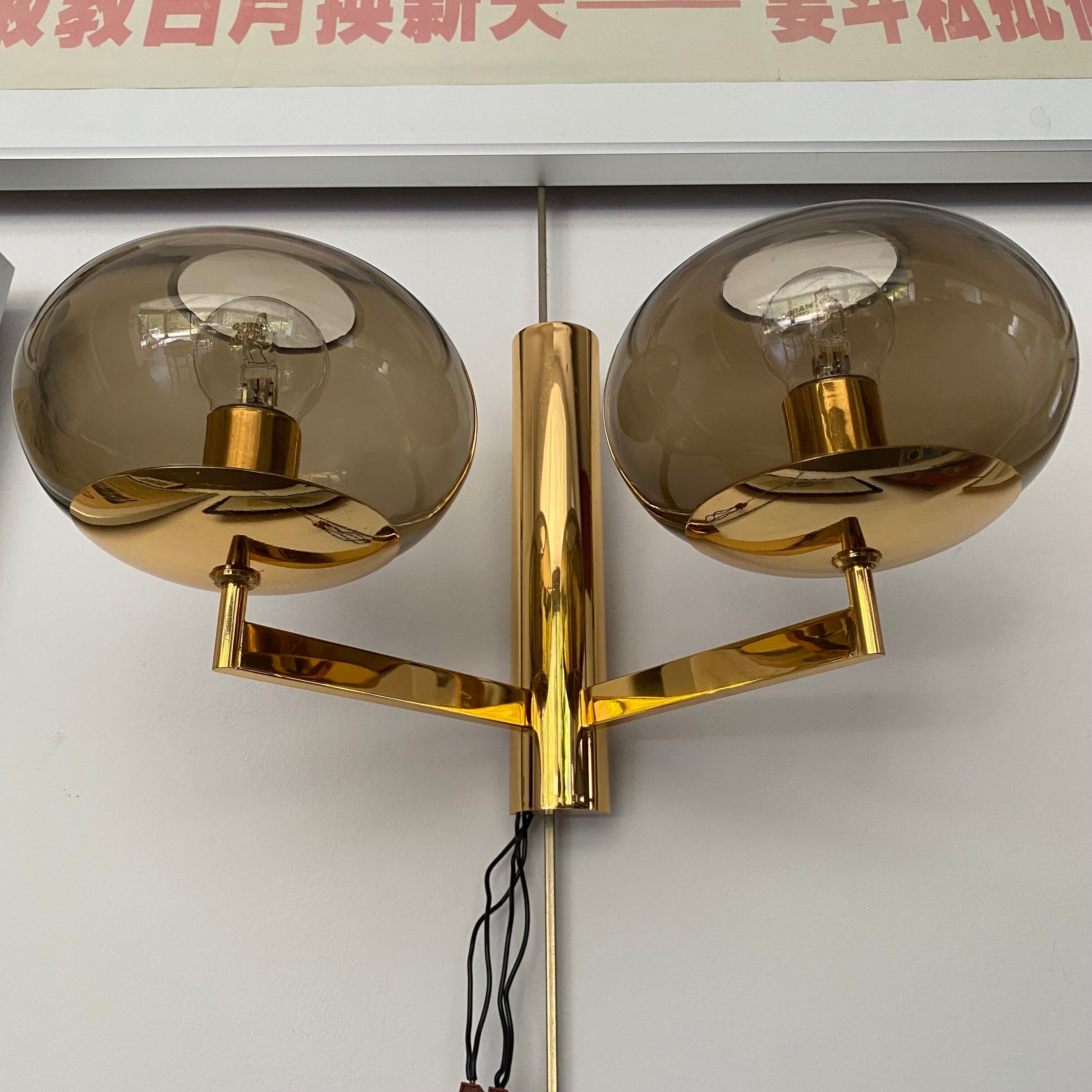 Pair of double wall lamps from Sciolari 1970