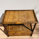 Meuble d’appoint en rotin