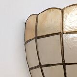 Pair of mother-of-pearl wall lights