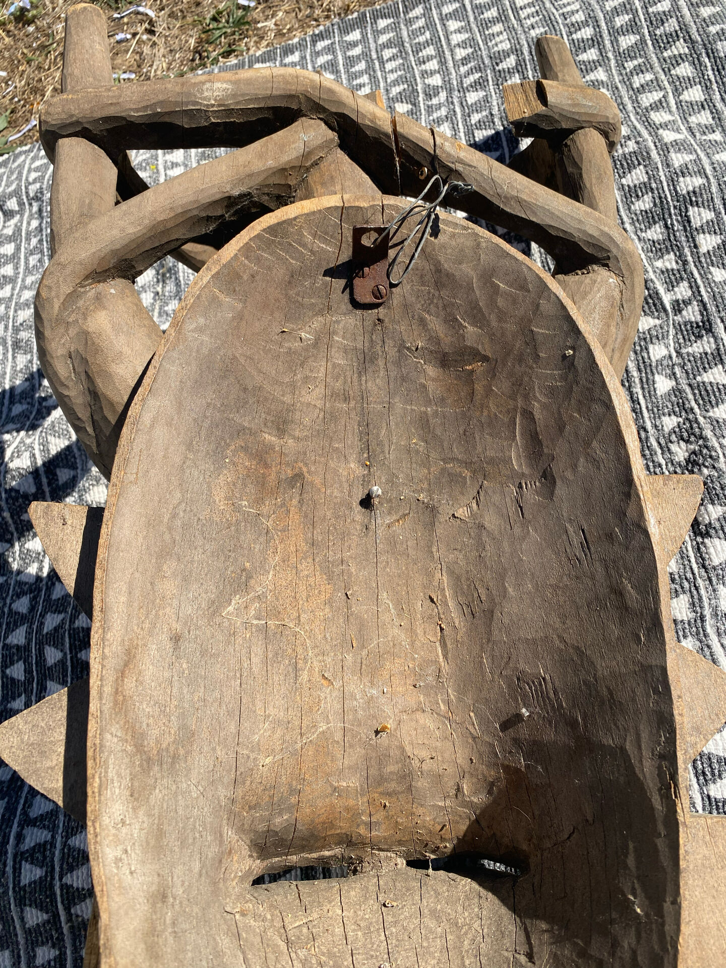 Grand Senoufo kpélié mask from Ivory Coast, 20th century.