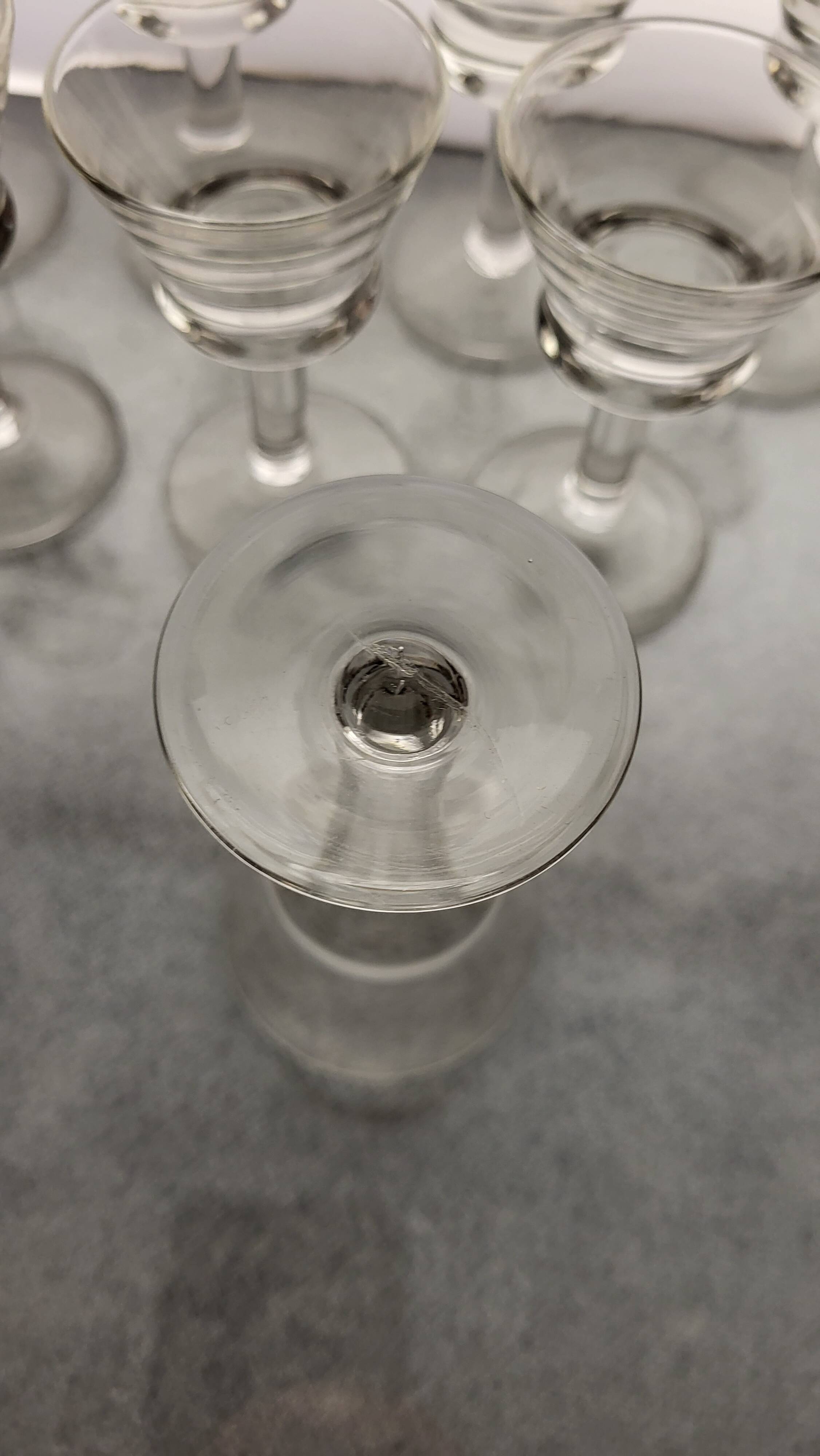 11 bistro liqueur glasses 1920s-30s