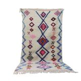 Azilal Berber rug in handmade wool 255 X 153 CM