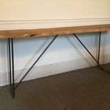 Wood and iron console