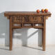 Old pine console with two drawers – China, circa 1930