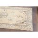1970s Turkish Oushak Handmade Wool Cotton Beige Area Rug 116x192