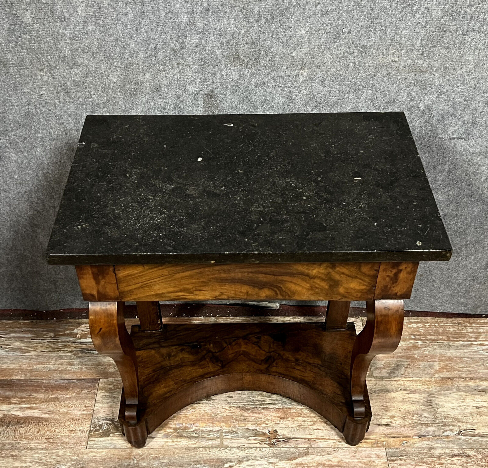 Console d'apparat époque restauration en acajou vers 1820