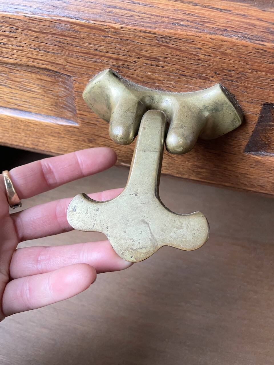 Guillerme and Chambron oak chest of drawers