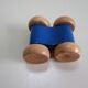 Toboggan wooden game and its vehicle-vintage
