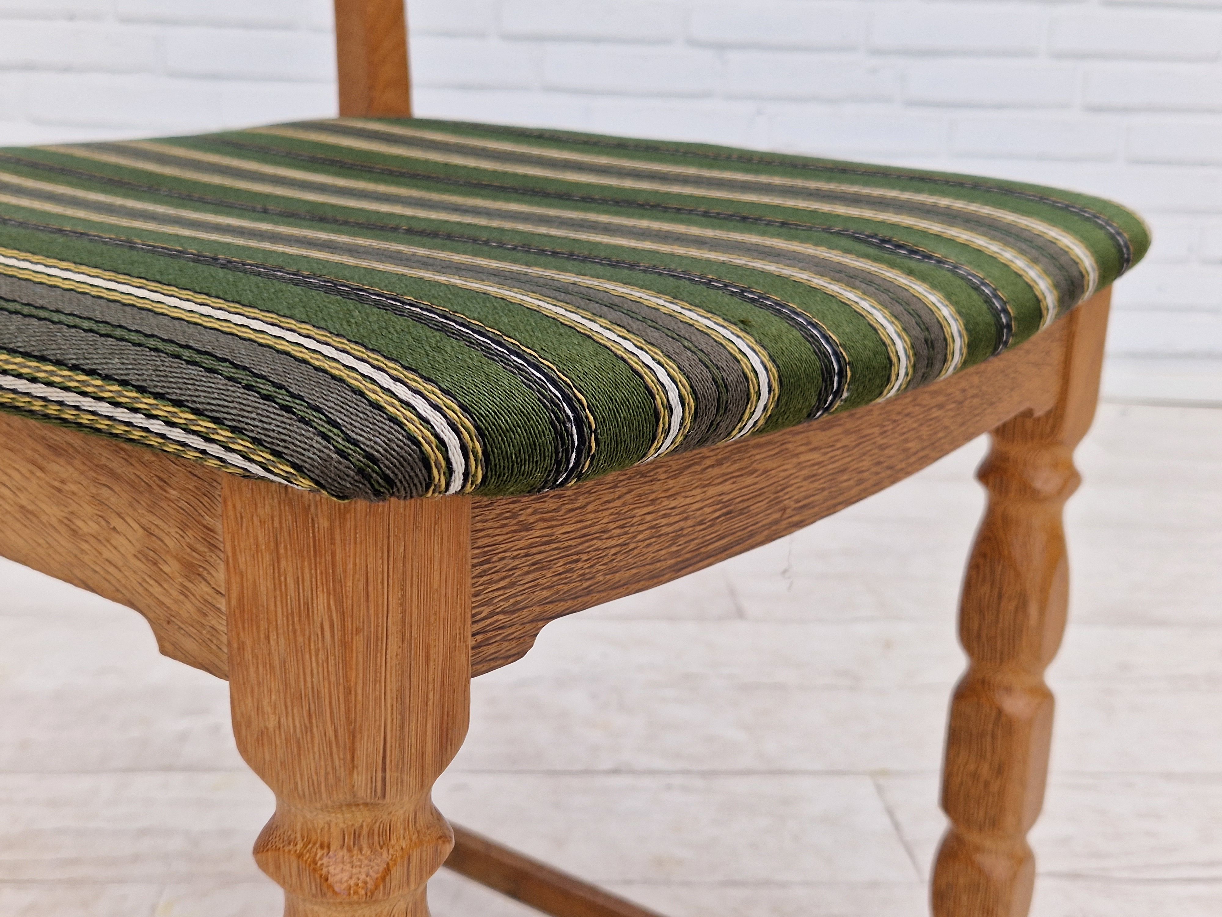 Set of six dining chairs danish design 1970S