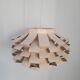Suspension métallique beige années 50 ou 60