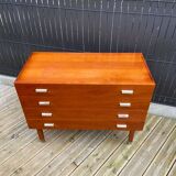 Teak chest of drawers