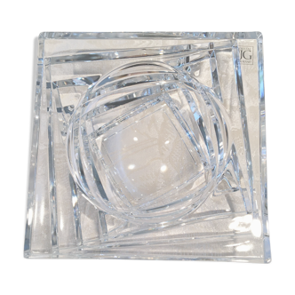 Cendrier Jg Durand cristal
