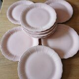 9 old flat plates
