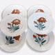 6 old plates dessert pottery new Givors France