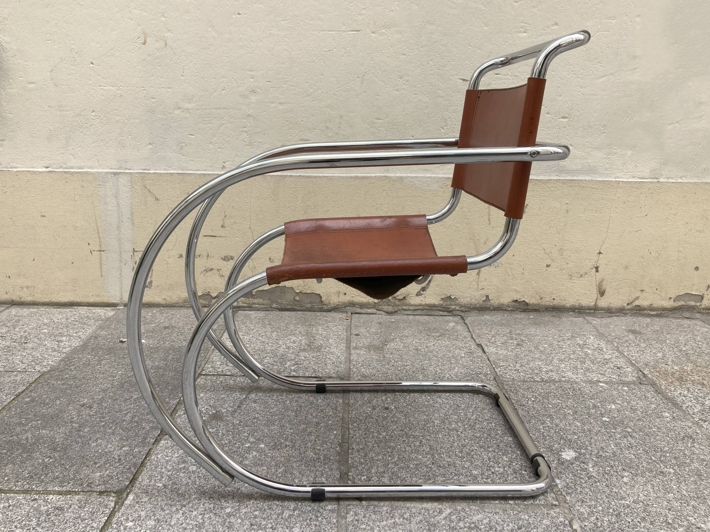 MR20 armchair by Mies Van Der Rohe