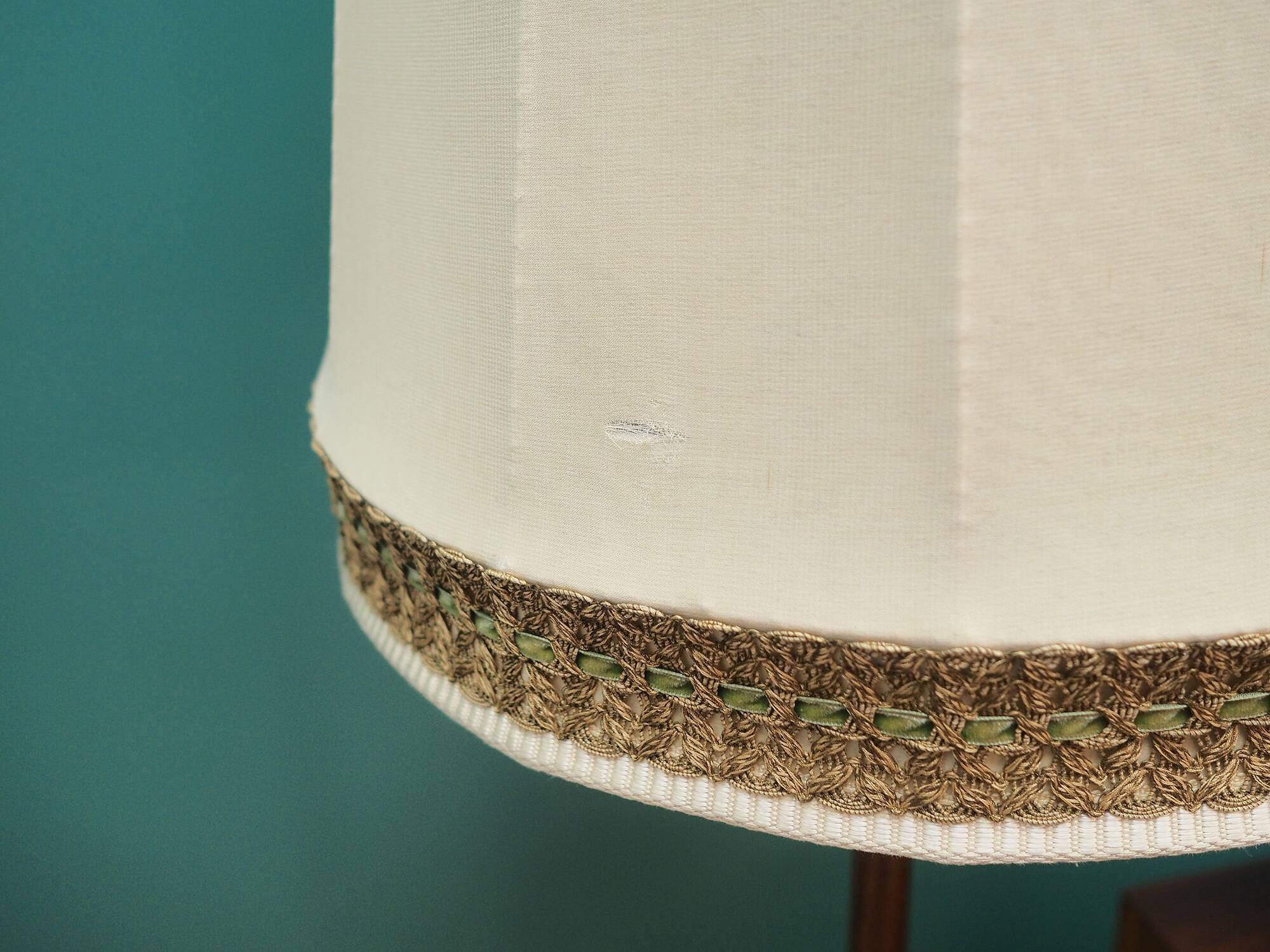 Wooden floor lamp, Danish design, 1960s, production: Denmark