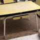 Yellow Formica table from the 1960s.