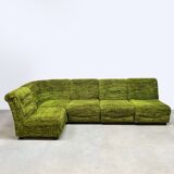 Eléments d'assise de canapé modulable vintage 'Vert forêt'