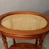 Table volante cannée ovale