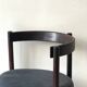 Round chair in rosewood by Hugo Frandsen for Børge M.S., Denmark 1970