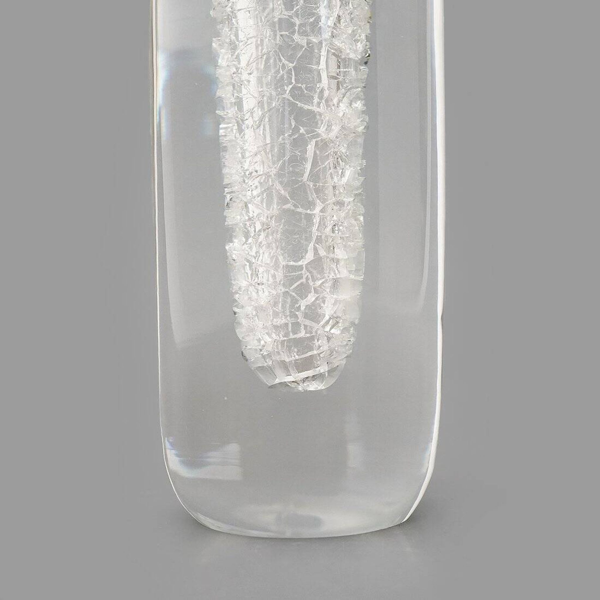 Transparent Glass Vase by Alfredo Barbini for Barbini, 1970s