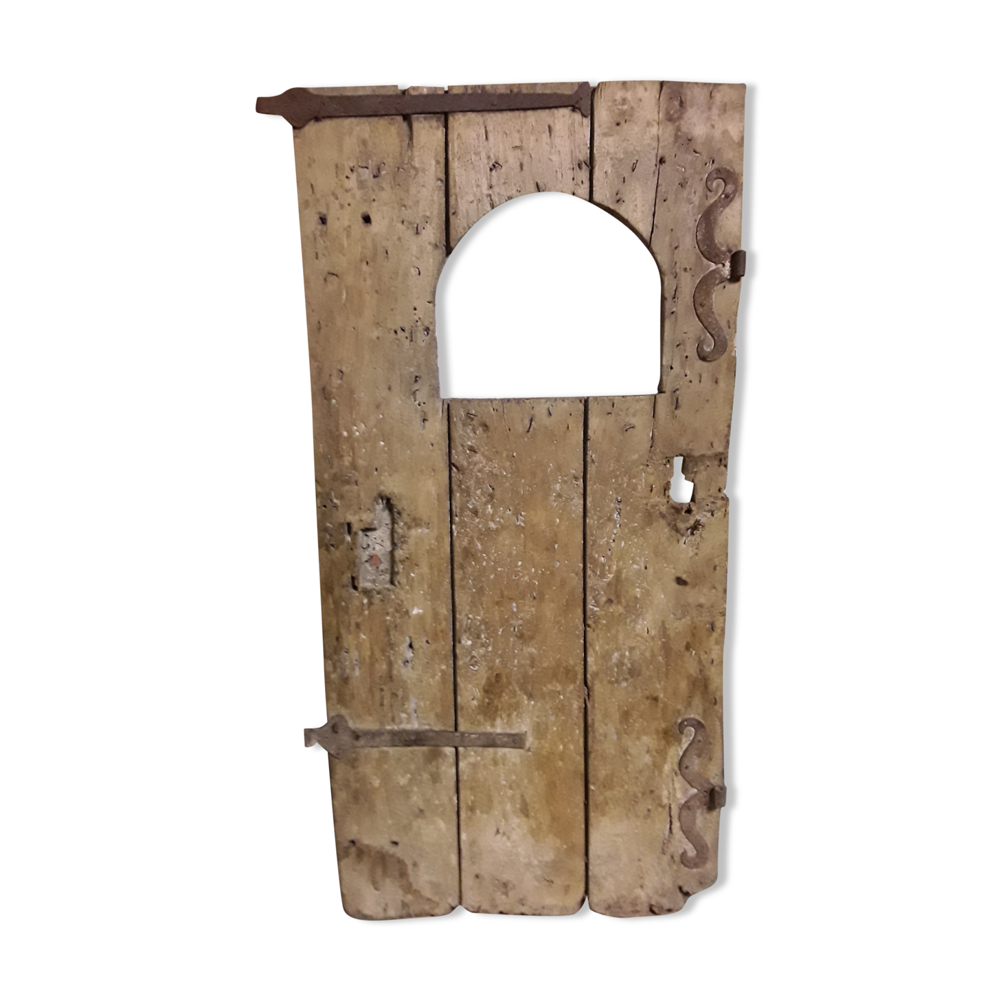 Porte en bois ancienne, 17e siècle
