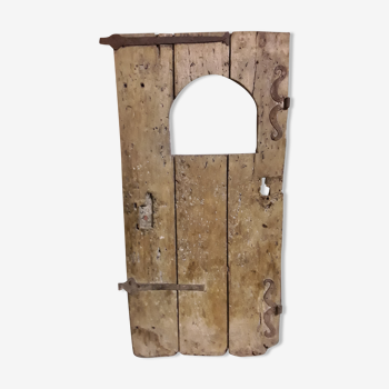 Ancient wooden door, 17th century