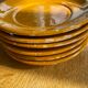 7 assiettes en terre vernissée Biot