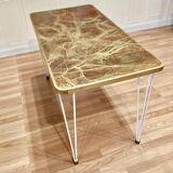 HIGH DESIGN TABLE WITH SCANDINAVIAN SIGNATURE 1950.