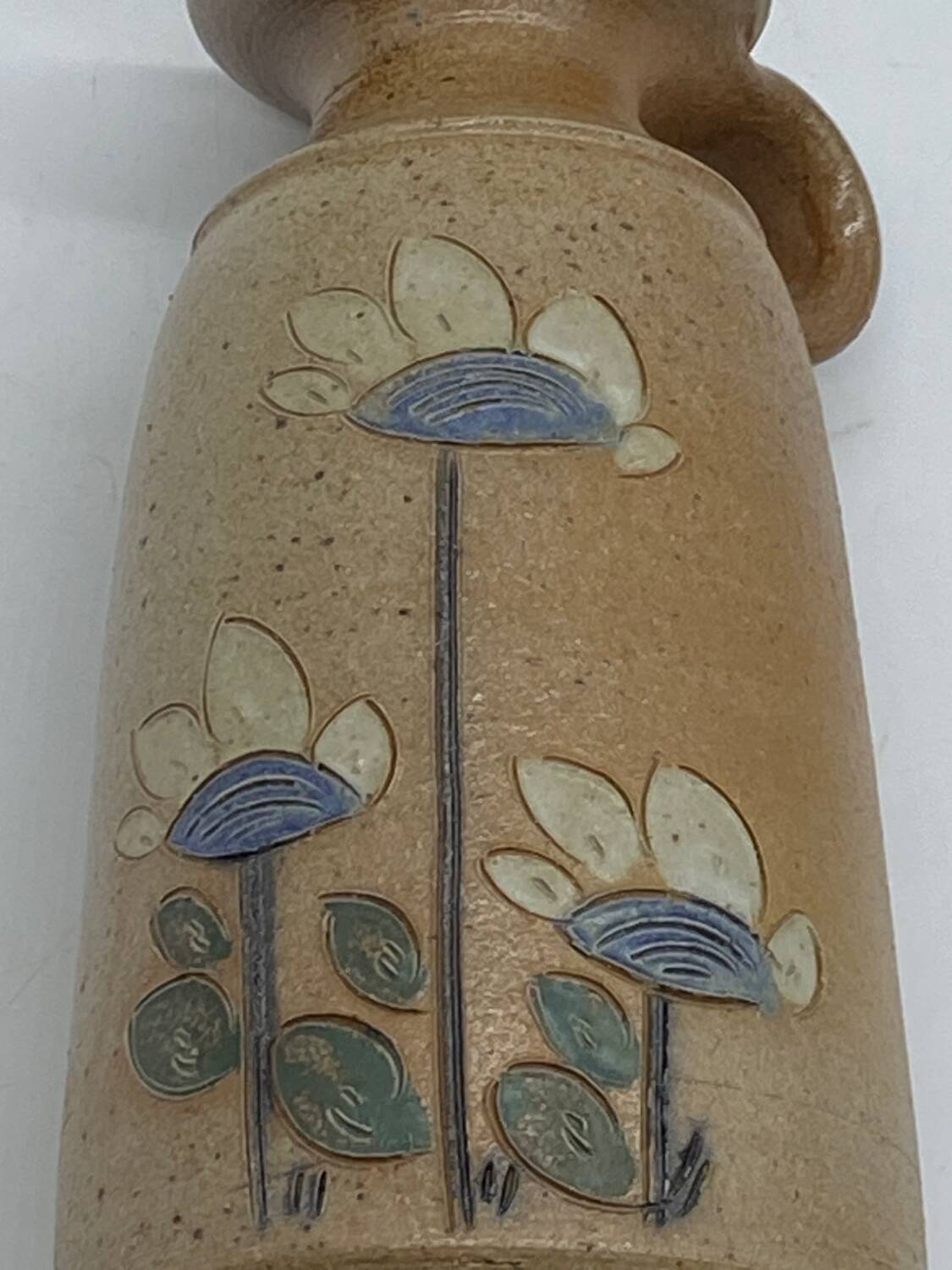 Vase / pichet grès vintage , poterie des Mottes,