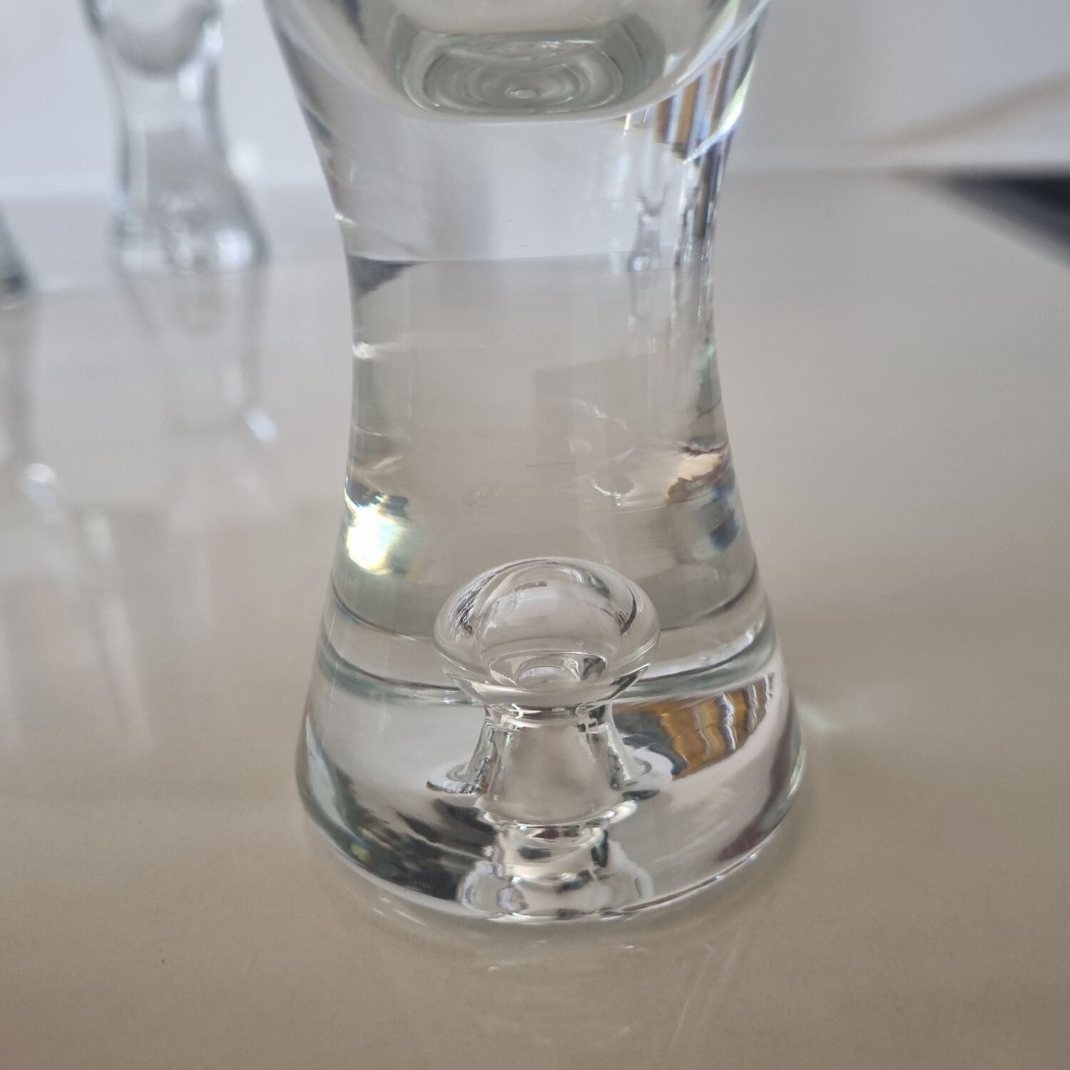 4 flutes by Tapio Wirkkala for Iittala, Finland.