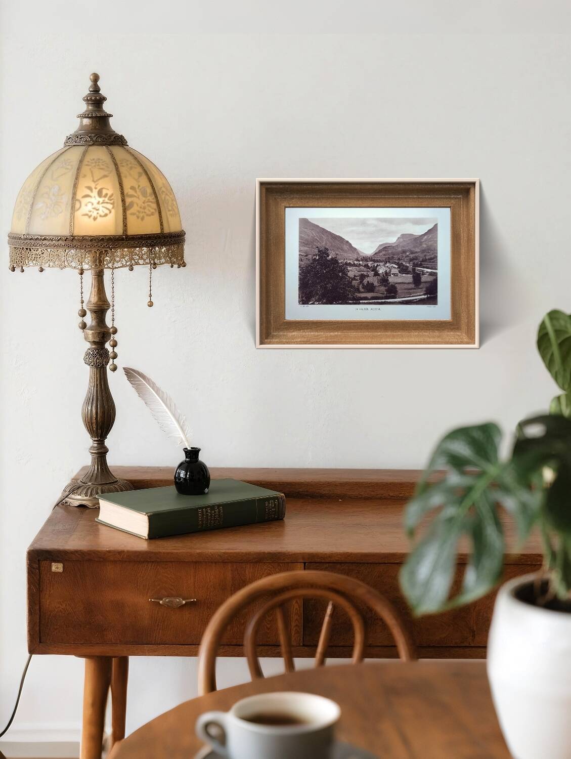 The Ossau Valley, Pyrénées-Atlantiques, photographic plate printed in 1937