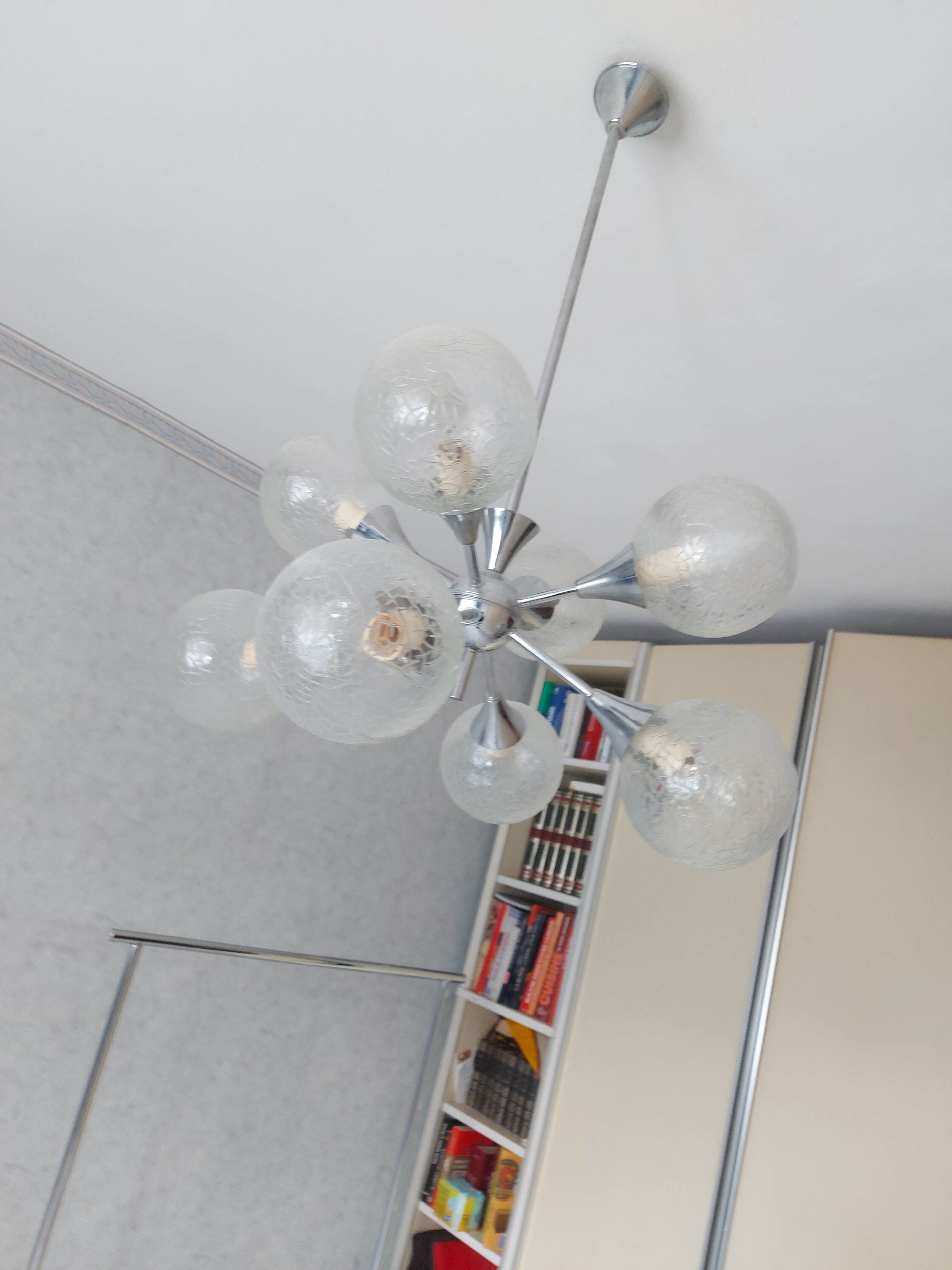 Vintage sputnik chandelier 70'S , 8 lights
