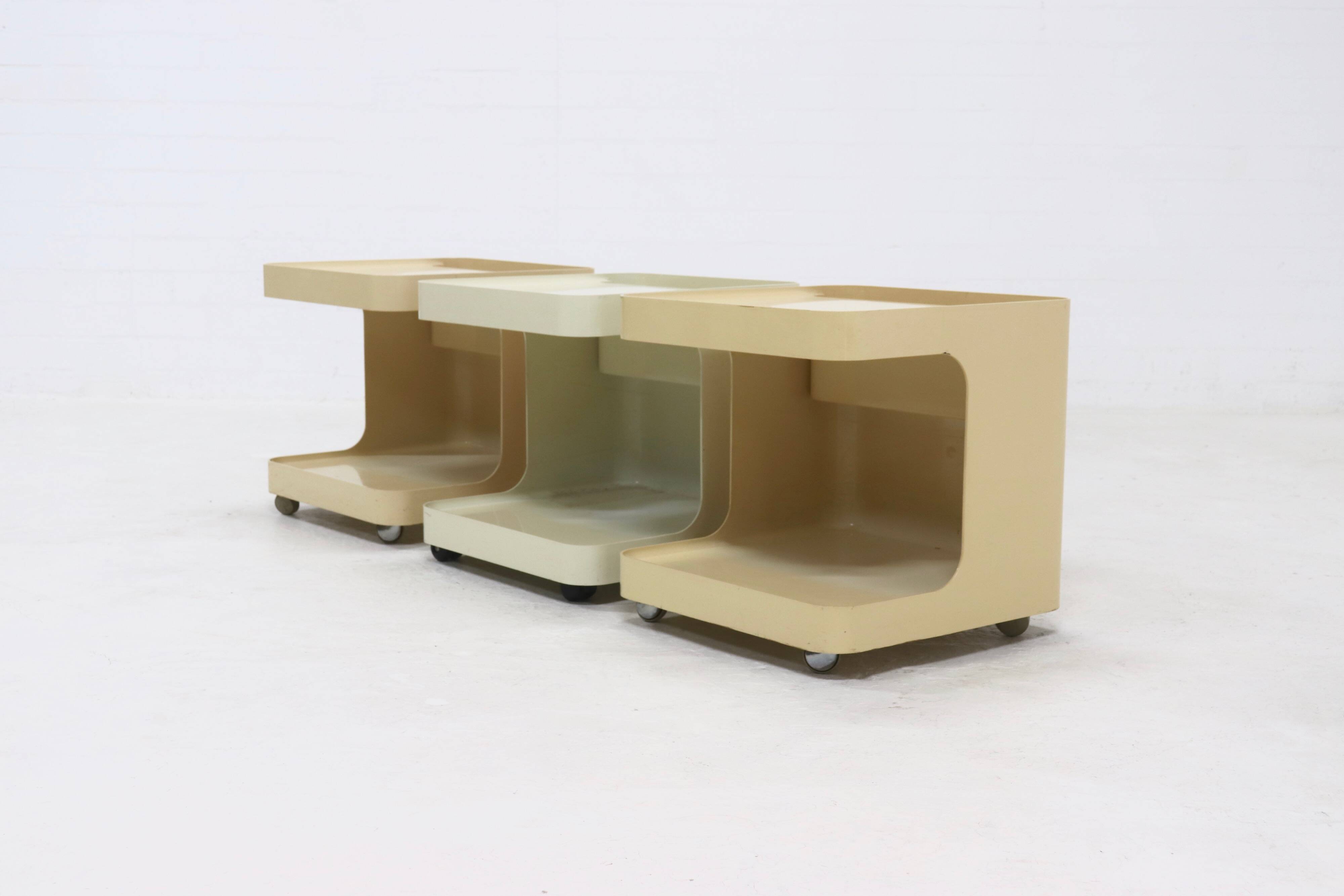 Space Age Game Side Table by Marcello Siard for Longato Italia 1960s