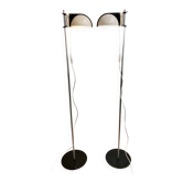 A PAIR OF MODULAR DESIGN LAMPSTANDS FROM THE 1960s.