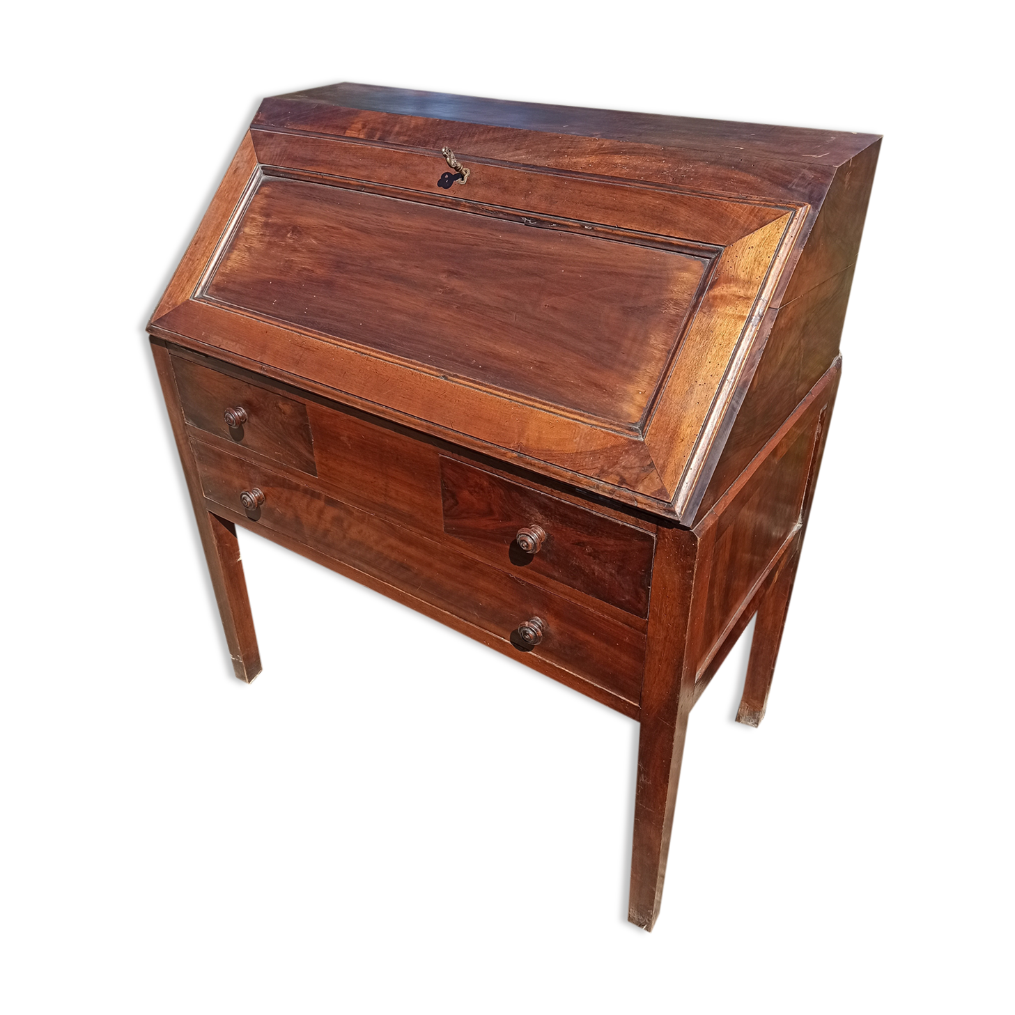 Secrétaire noyer d'époque