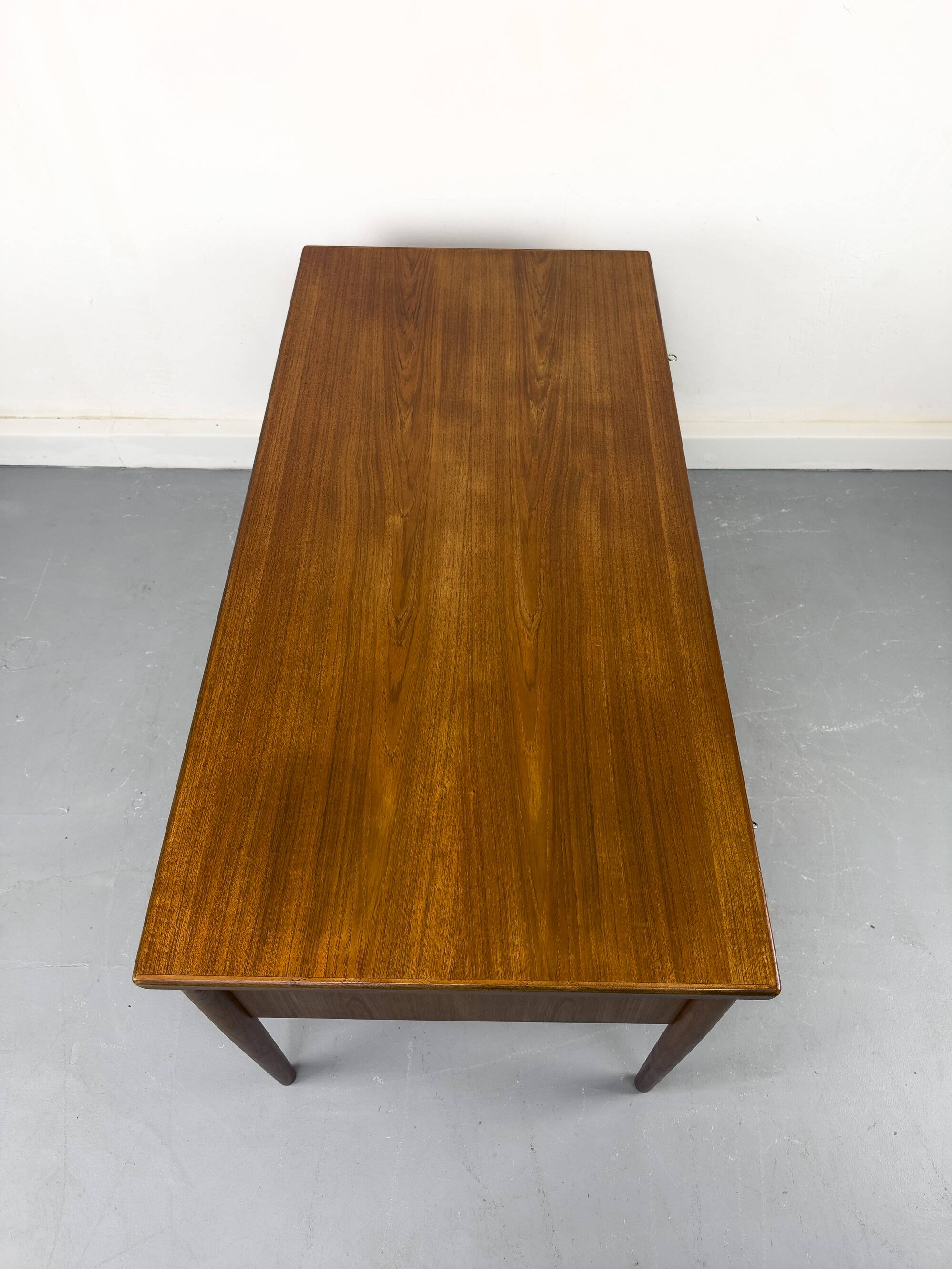 Danish Teak Desk with Drawers, 1960s