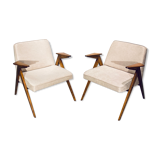 Pair of armchairs "Bunny" Proj. Józef Chierowski "Bunny" 1960'