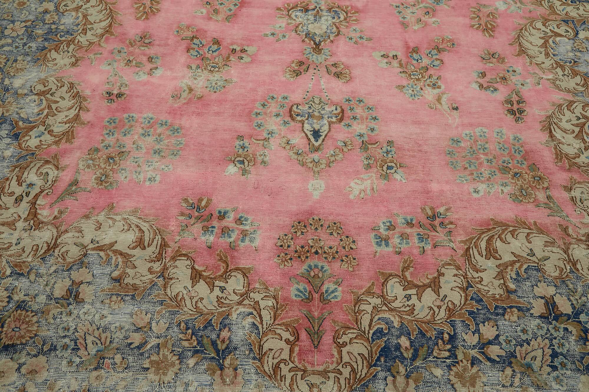 Tapis vintage unique fait à la main 300 cm x 494 cm