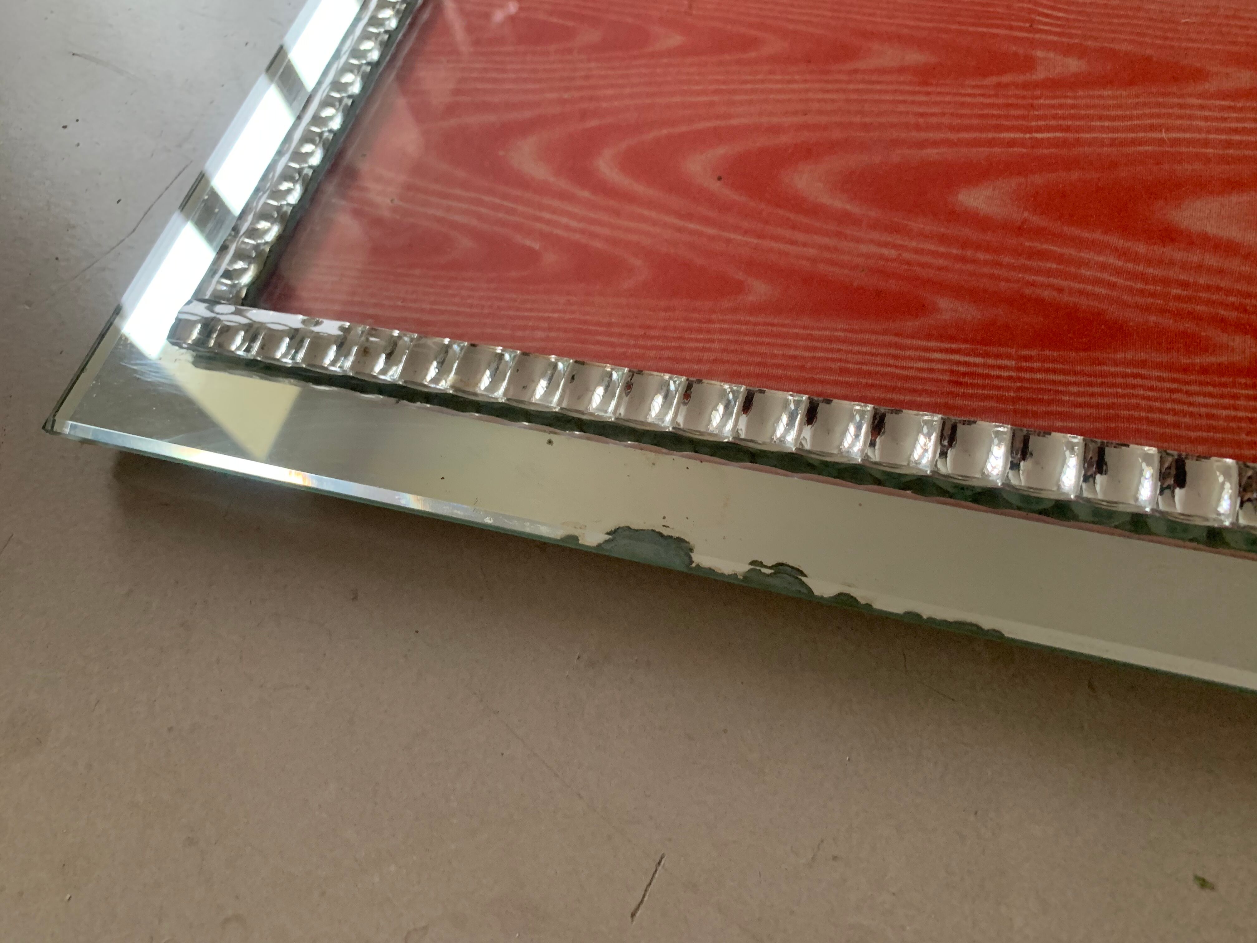 Vintage mirror frame h36cm