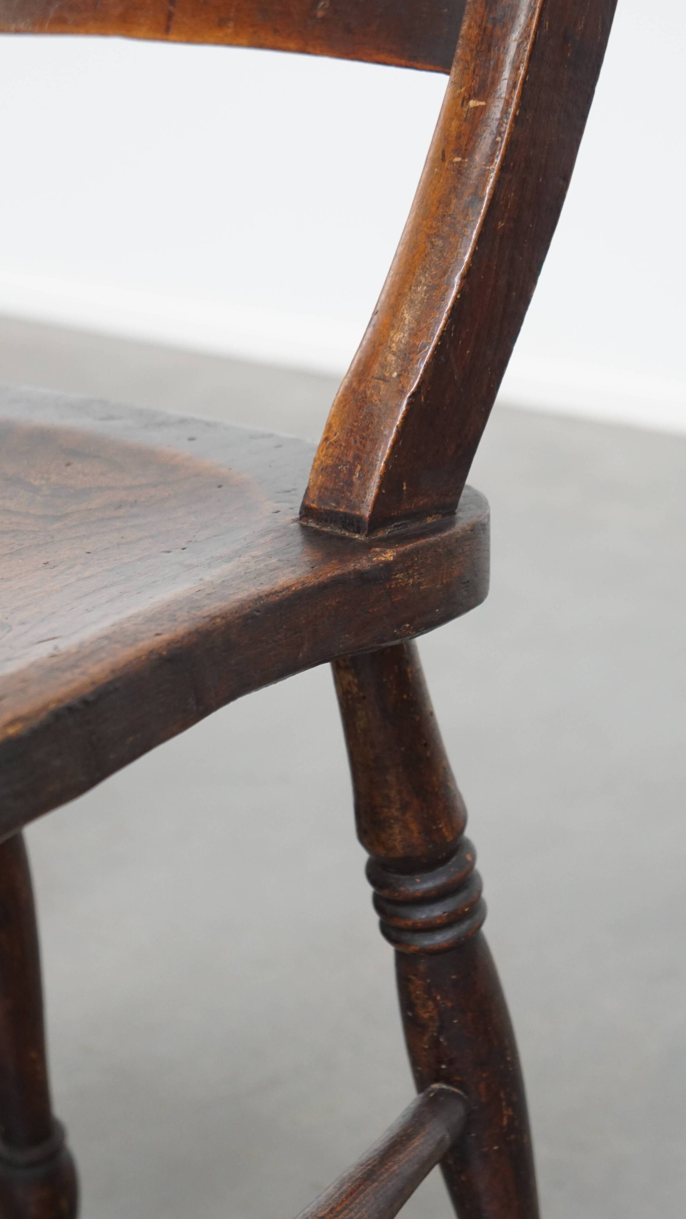 Set of 10 Antique English Oxford Dining / Kitchen Chairs