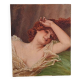 Art Nouveau woman portrait