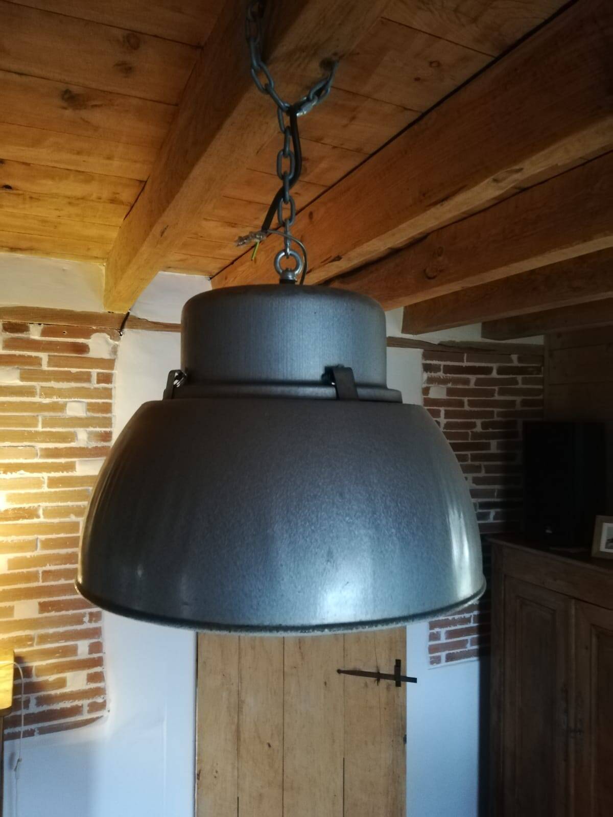 Polish factory lamp