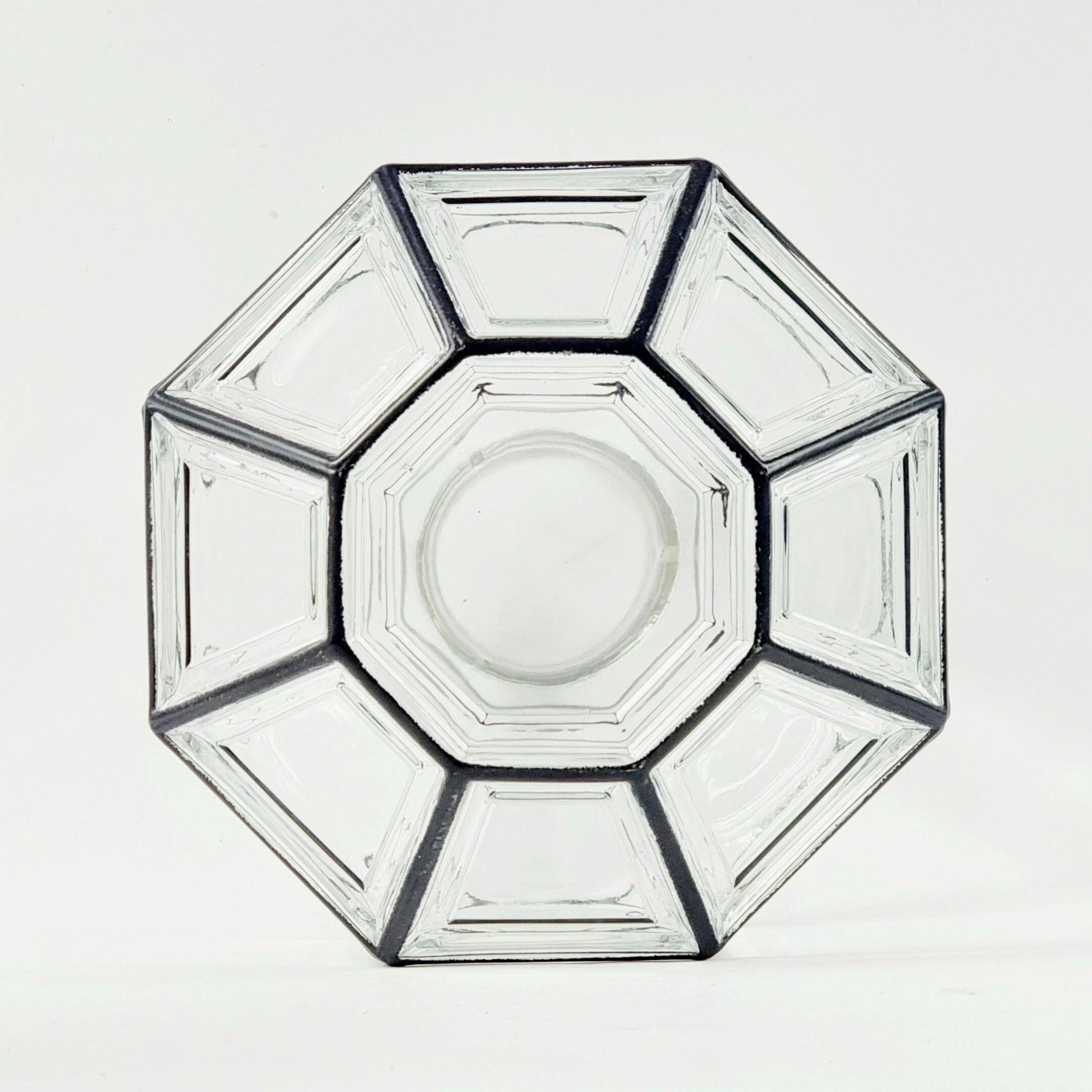 Mid-Century Glass Ceiling Light from Limburg, Germany, 1960s