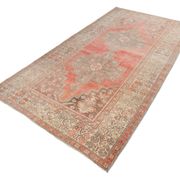 4x8 Vintage Red & Brown Classic Persian Rug, 135x246Cm
