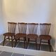 4 chaises de bistrot vintage Baumann