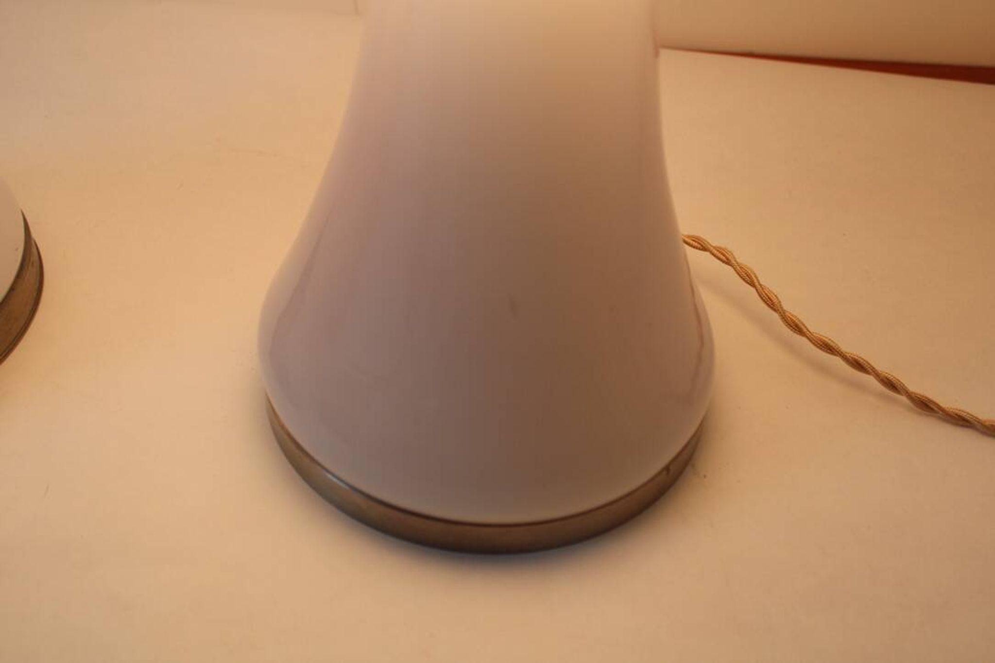 Vistosi Murano Lamp Vintage 70 Italy x2