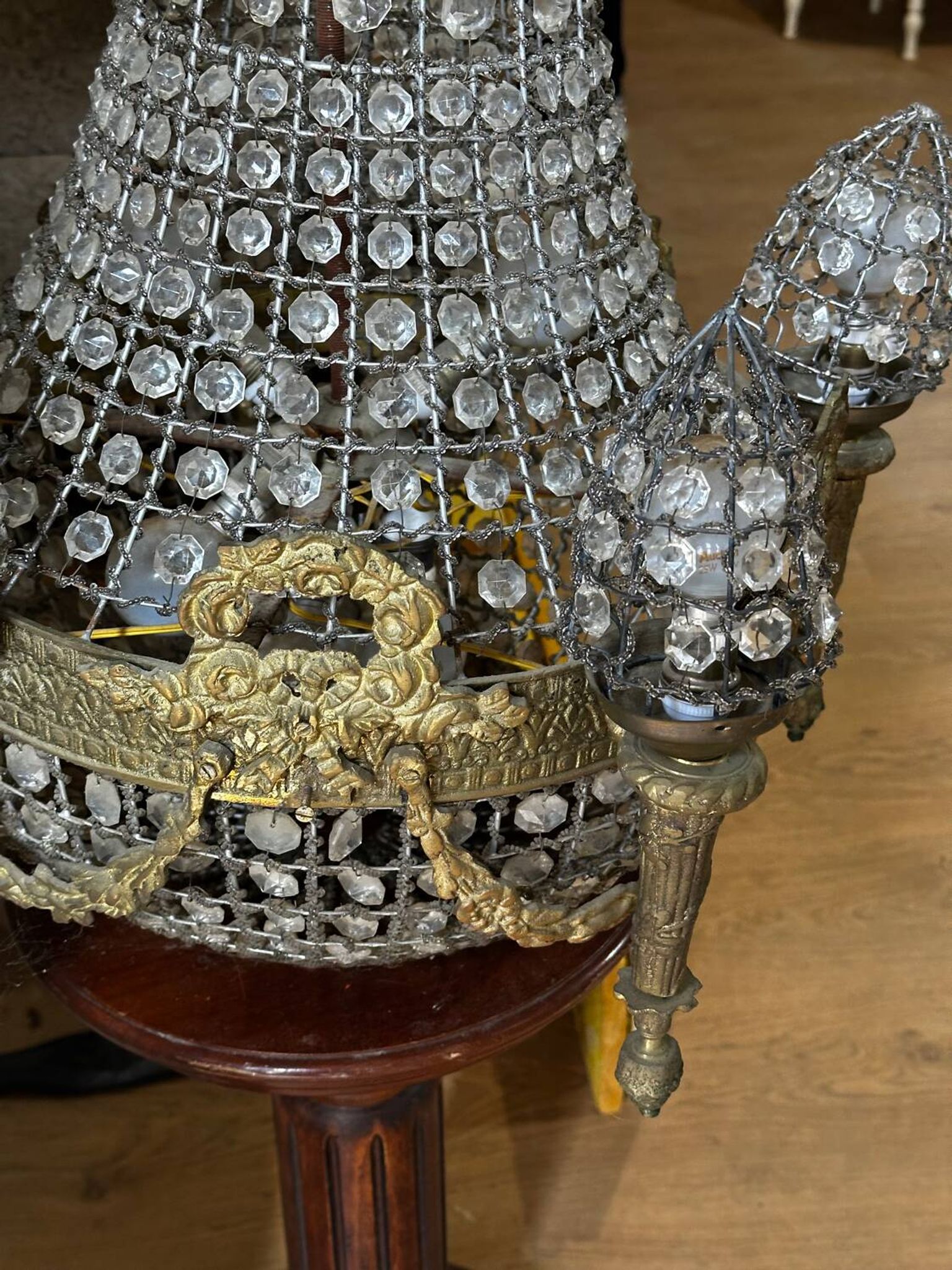 Chandelier Hot Air Balloon Style Louis XVI - 19th century