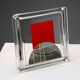 Vintage glass pocket vases, design by Eugenio Carmi, Italy 1999